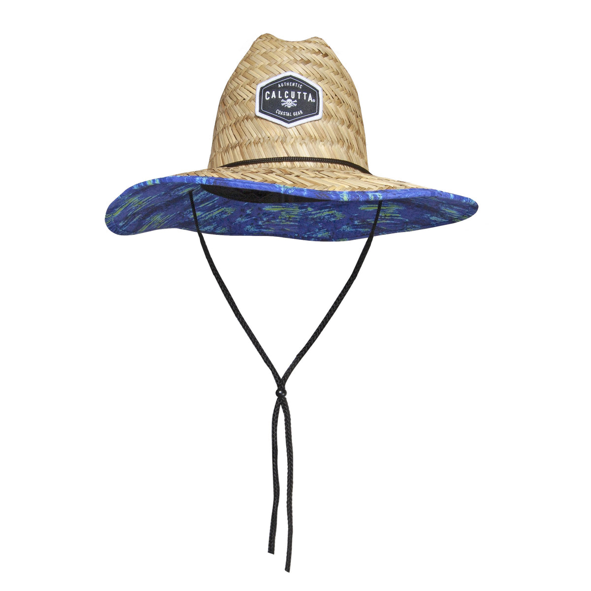 Straw Hat with Realtree Fishing Pattern