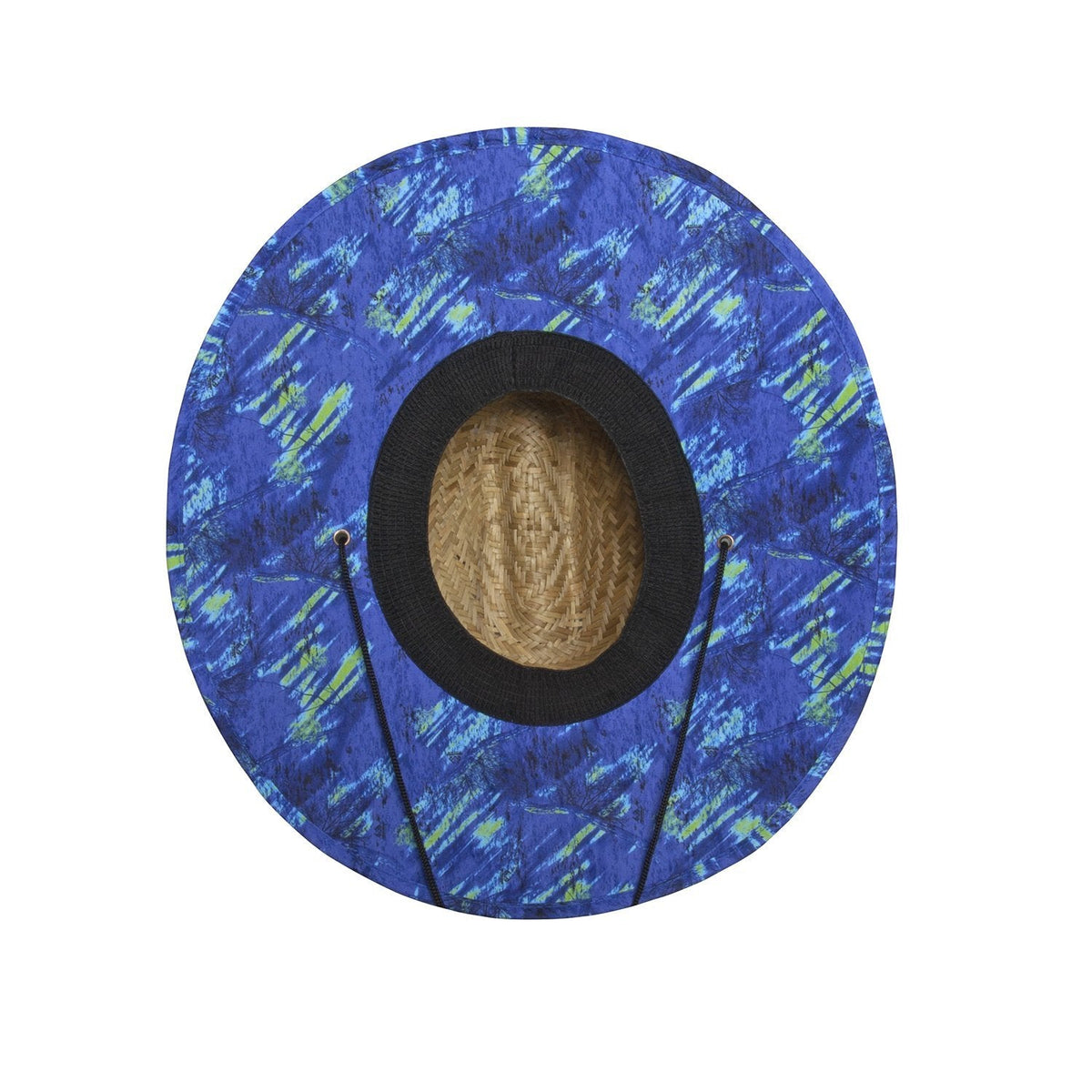 Straw Hat with Realtree Fishing Pattern