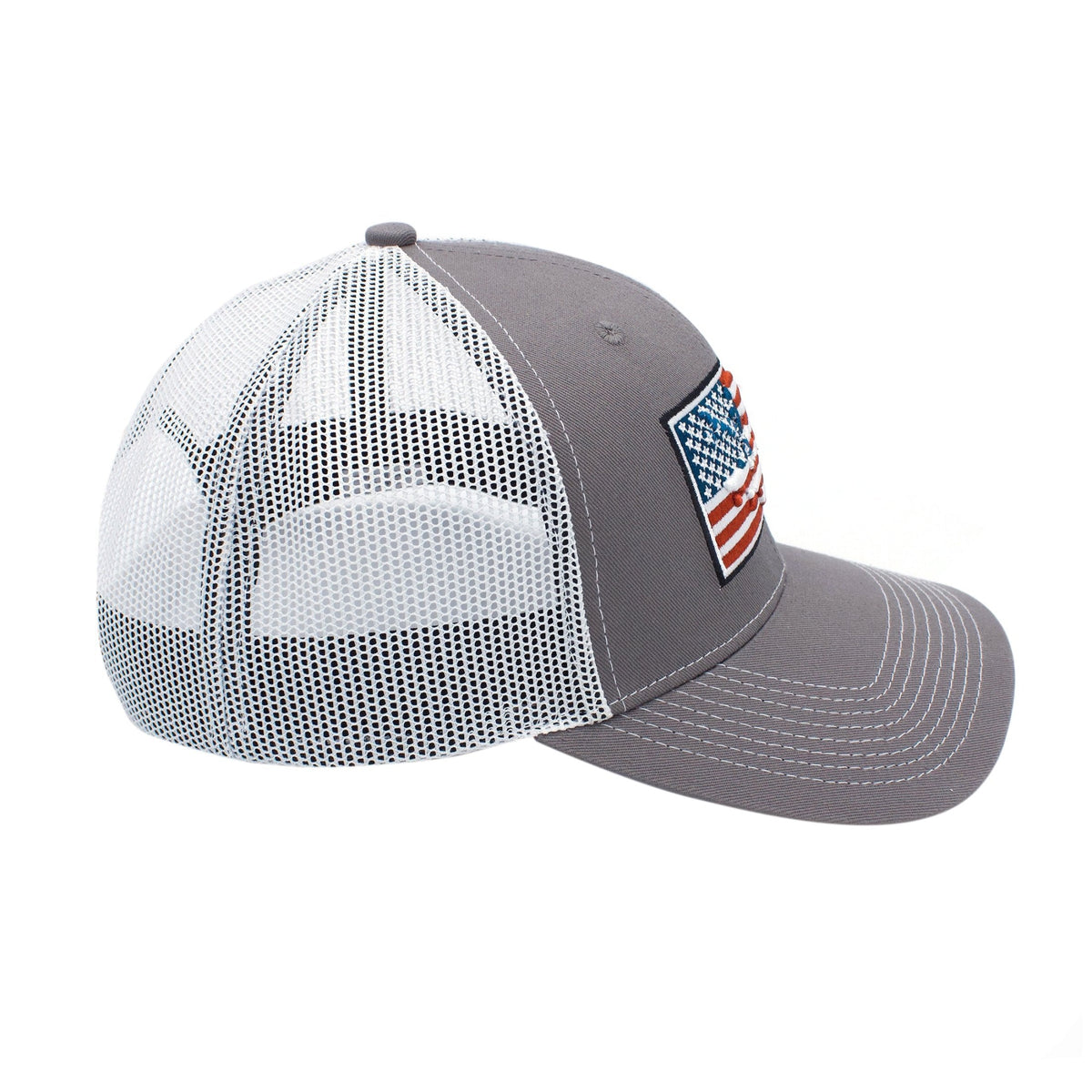 Calcutta American flag hat profile