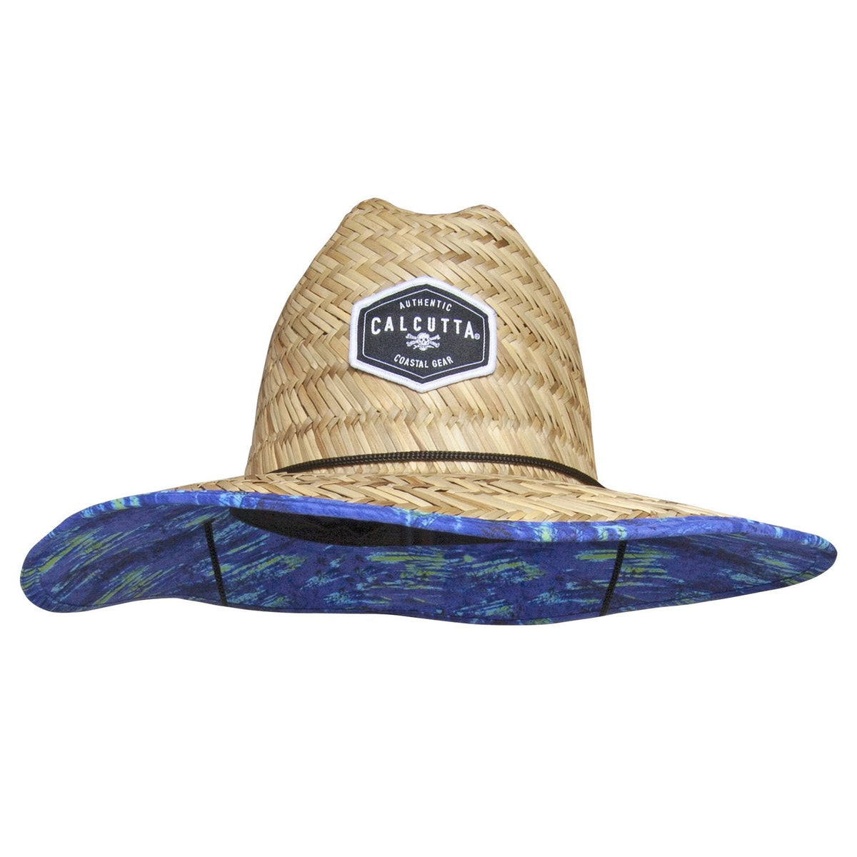 Straw Hat with Realtree Fishing Pattern